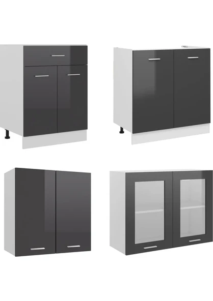 Tdesigno Helin Mutfak 140 Cm Tezgah Dahil - Resim 4