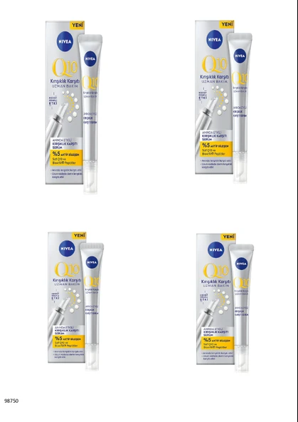 98750 Q10 ANINDA ETKİLİ KIRIŞIKLIK KARŞITI SERUM  4 ADET ürün görseli 1