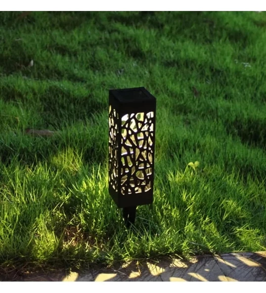 MDB Dekoratif Solar Güneş Enerjili Bahçe Aydınlatması Yürüyüş Yolu Seti (6 Adet) - Resim 4