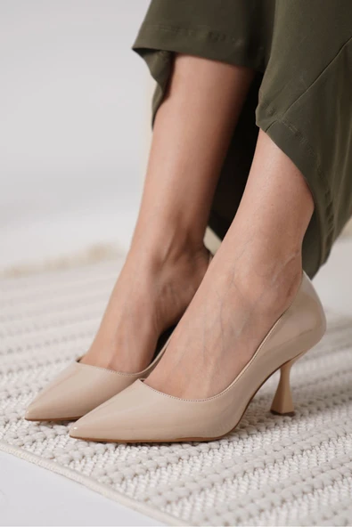Monica Nude Rugan Kadın Stiletto - 1