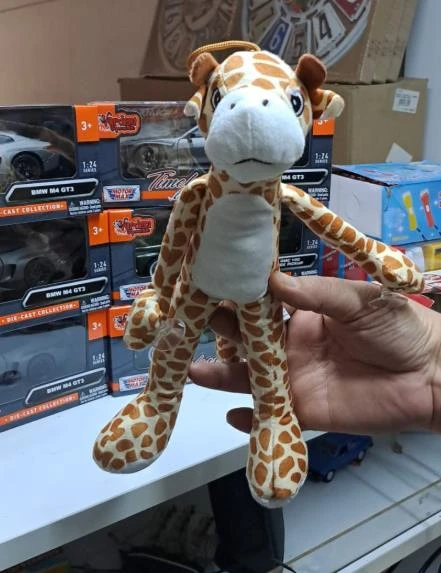30 cm Asılabilir Elleri Vantuzlu Oyuncak Peluş Zürafa - 2