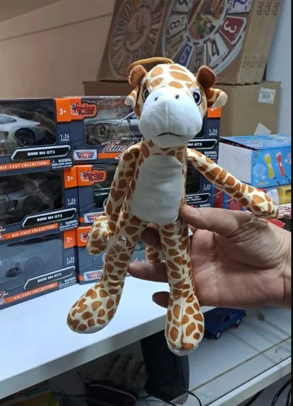 30 cm Asılabilir Elleri Vantuzlu Oyuncak Peluş Zürafa - 4