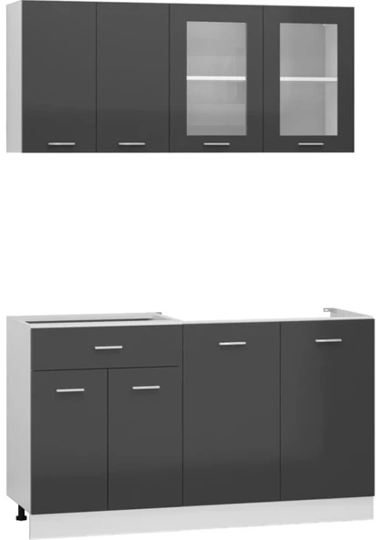 Tdesigno Helin Mutfak 140 Cm Tezgah Dahil - Resim 3