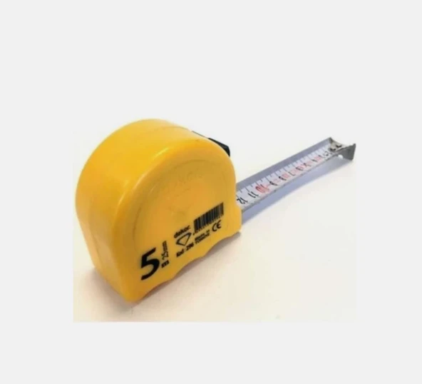 Dekor 5 Metre 25 Mm, Dekor Şerit Metre Sarı No: 296 - Resim 2