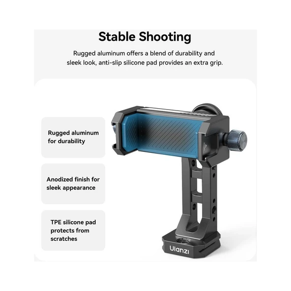 Ulanzi MA53 Arca Swiss Telefon Standı - Resim 4