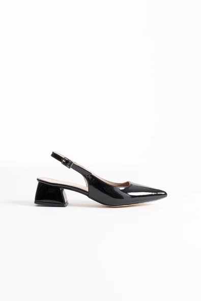 Allien Siyah Rugan Kadın Ayakkabı ürün görseli