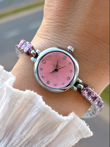 Coliseum Çelik Ve Taşlı Kordon Vintage Seri Küçük Kasa Özel Tasarım Kadın Kol Saati SP.8933.M8 ürün görseli