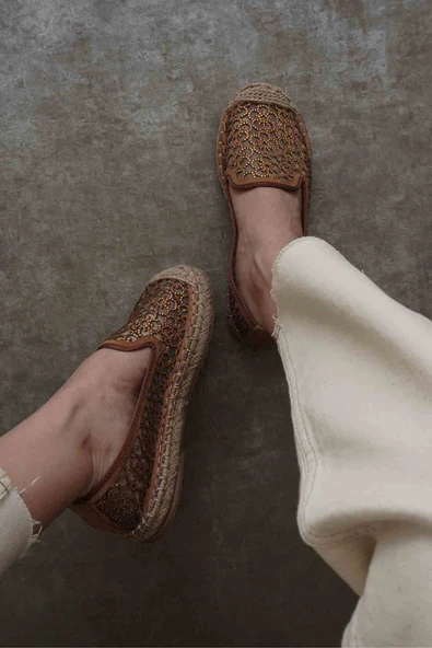 Dune Kadın Taba Espadril Ayakkabı - 7