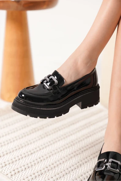 Terry Rugan Siyah Kadın Loafer - 3