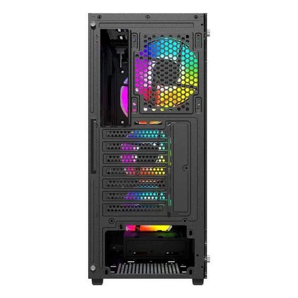 GameBooster GB-G1956BB USB 3.2 FRGB ATX Mid Tower Siyah Kasa - Resim 5