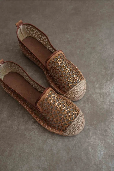 Dune Kadın Taba Espadril Ayakkabı - 9
