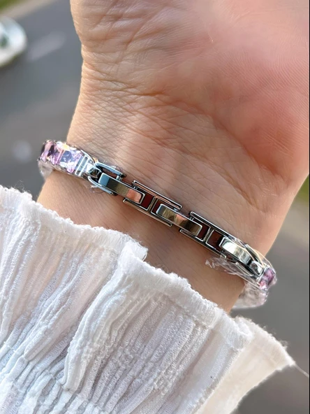 Coliseum Çelik Ve Taşlı Kordon Vintage Seri Küçük Kasa Özel Tasarım Kadın Kol Saati SP.8933.M8 - Resim 4