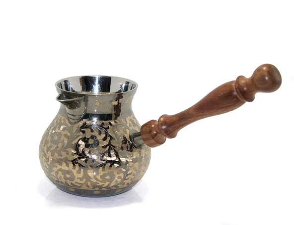 MDB Pirinç Cezve 5'' inç Model 3 ürün görseli 1