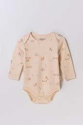 Bebek 2li Uzun Kollu Badi %100 Organik Pamuk, Bebek ve Yenidoğan Serisi - CSY8177 - 5