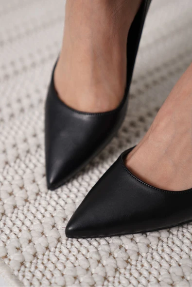 Monica Mat Siyah Kadın Stiletto - 5