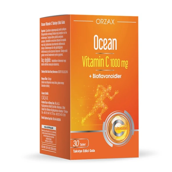 Ocean Vitamin C 1000 mg 30 Tablet ürün görseli 1