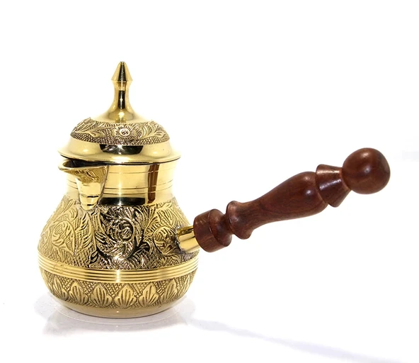 MDB Pirinç Cezve 6'' inç ürün görseli 1