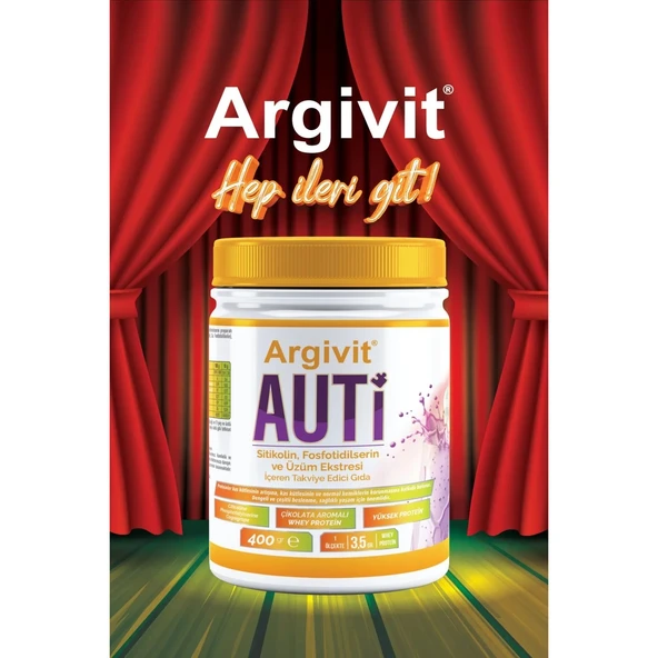 Argivit Auti Taurin Sitikolin Fosfotidilserin ve Üzüm Ekstresi İçeren Gıda Takviyesi 400 gr - Resim 4