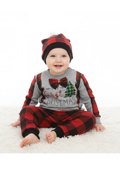 Noellik Takım Baskılı Kız Erkek Uygun ürün görseli