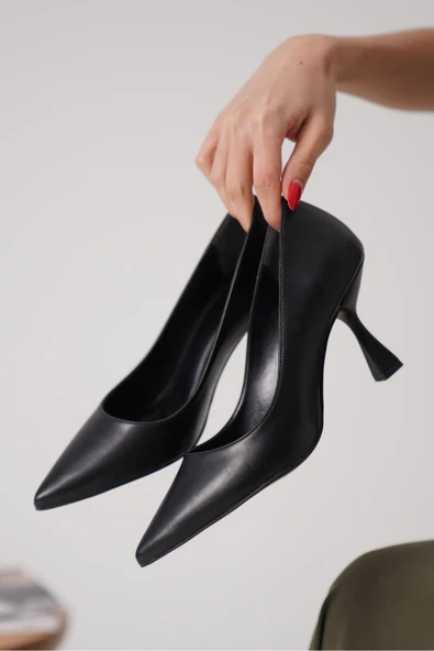 Monica Mat Siyah Kadın Stiletto - 2