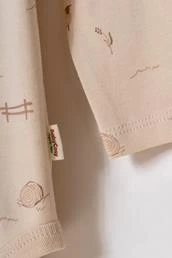 Bebek 2li Uzun Kollu Badi %100 Organik Pamuk, Bebek ve Yenidoğan Serisi - CSY8177 - 8