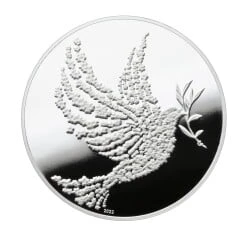 AgaKulche Peace Dove 1 Ons Gümüş Sikke Coin ürün görseli 1