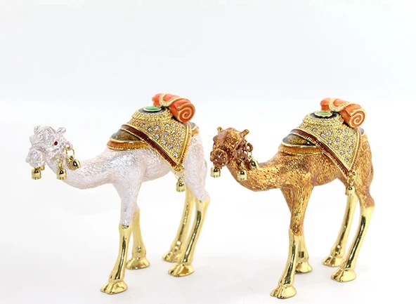 MDB Swarovski Taşlı Tekli Deve Figürü Model 3 ürün görseli 1