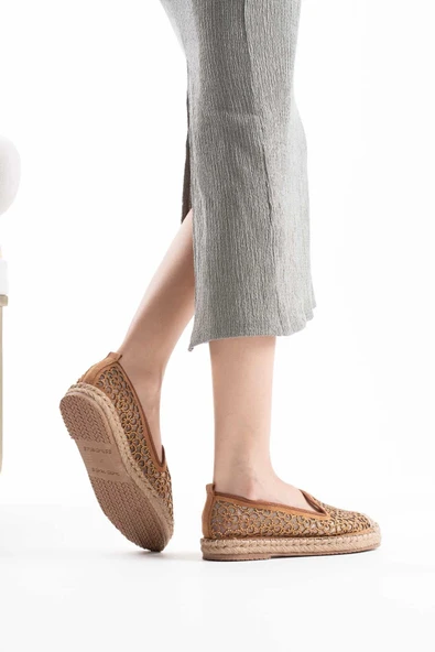 Dune Kadın Taba Espadril Ayakkabı - 6