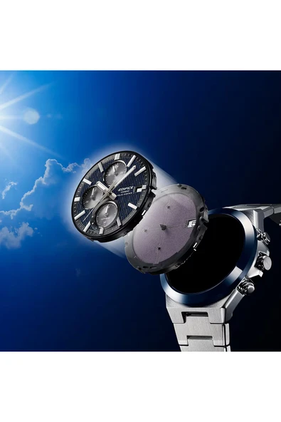 CASIO Efs-S650dc-1Adf Güneş Enerjili Kronograf Erkek Kol Saati - Resim 4