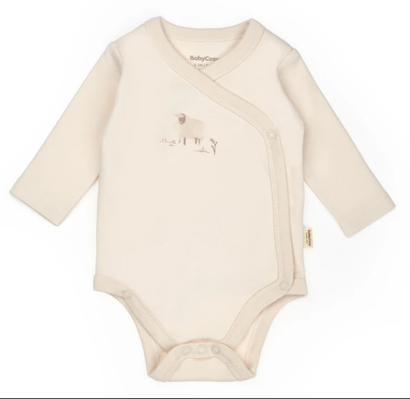 Bebek 2'li Kruvaze Body %100 Organik Pamuk, Bebek ve Yenidoğan Serisi - CSY8178 - 5