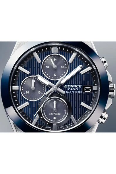 Efs-S650d-2Adf Güneş Enerjili Kronograf Erkek Kol Saati - Resim 5