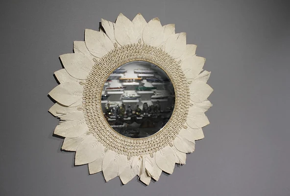 MDB Makrome Duvar Aynası Model 1 ürün görseli 1