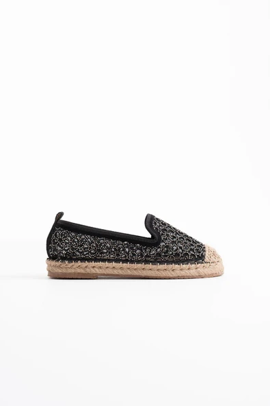 Dune Kadın Siyah Espadril Ayakkabı - 1