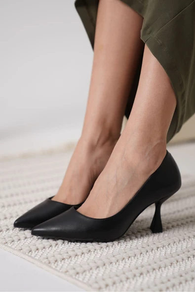 Monica Mat Siyah Kadın Stiletto - 6
