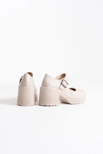 Helen Kadın Bej Günlük Ayakkabı - Resim 3