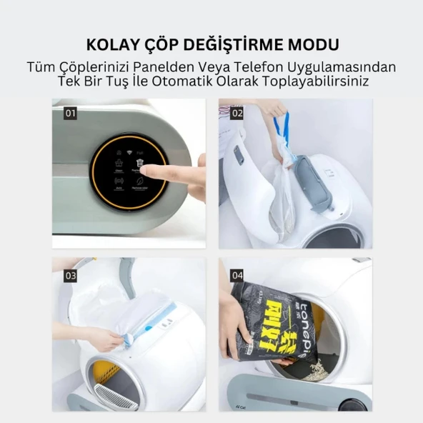 MDB Akıllı Otomatik Kedi Tuvaleti - Resim 3