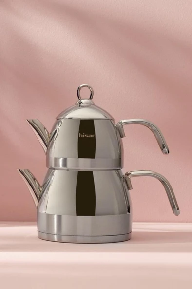 Hisar Orion İndüksiyon Tabanlı Midi Çelik Çaydanlık - 2