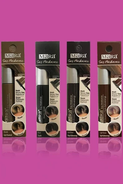 Mara Hair Mascara - Dark Brown*48 koyu kahve - 7