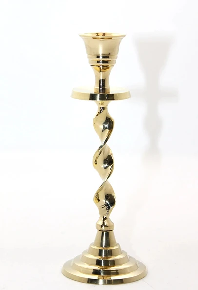 MDB Tekli Pirinç Şamdan Model 2 ürün görseli