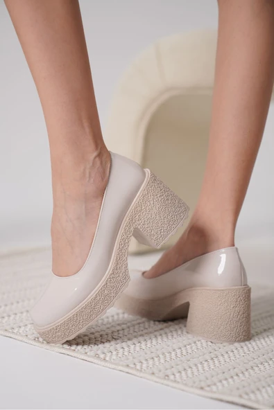 Talya Kadın Bej Rugan Günlük Ayakkabı - Resim 6