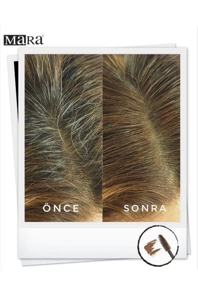 Mara Hair Mascara - Dark Brown*48 koyu kahve - 5