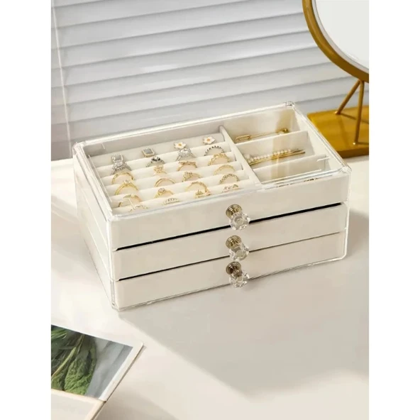 MDB Üç Katlı Takı Organizeri - Resim 3