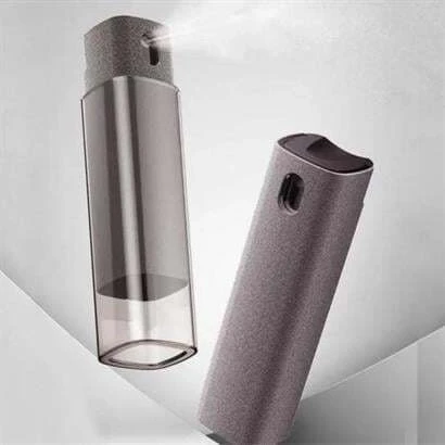 2'si 1 Arada Kendinden Spreyli Ekran Temizleme Süngeri | Mikrofiber Telefon Tablet Laptop Ekran Temizleyici Sprey Parmak İzi Silici - Resim 3
