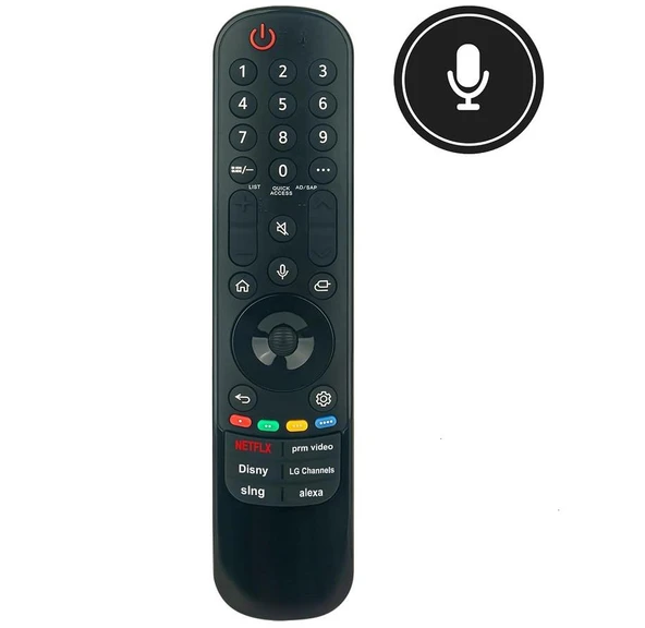 lg ile uyumlu Model OLED55B46 Smart Tv Kumandası-Mikrofon ve Air Mause - Resim 2