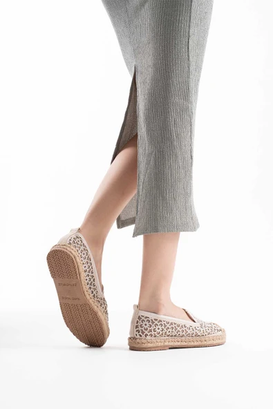 Dune Kadın Bej Espadril Ayakkabı - 6