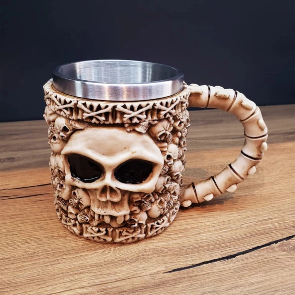 MDB 3D Tasarımlı İskelet Kupa Bardak - 2