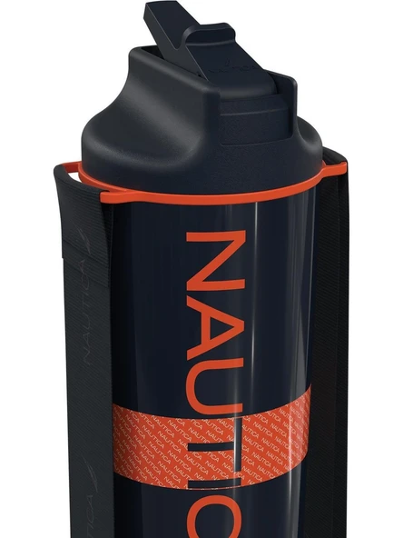 NTM02 Sport Termos Paslanmaz Çelik 950 ml Navy Turuncu - 2