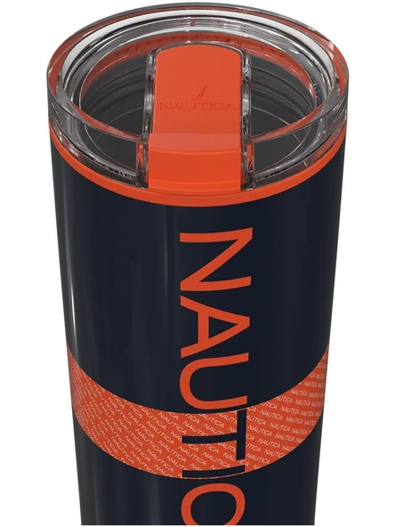 NTM02 Sport Termos Paslanmaz Çelik 950 ml Navy Turuncu - 3