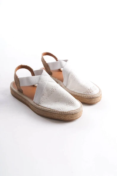 Rosa Kadın Beyaz Espadril Ayakkabı - 16