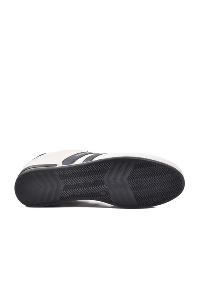 Slazenger Beyaz Lacivert Büyük Numara Cilt Erkek Spor Ayakkabı Omega Int M - Resim 5